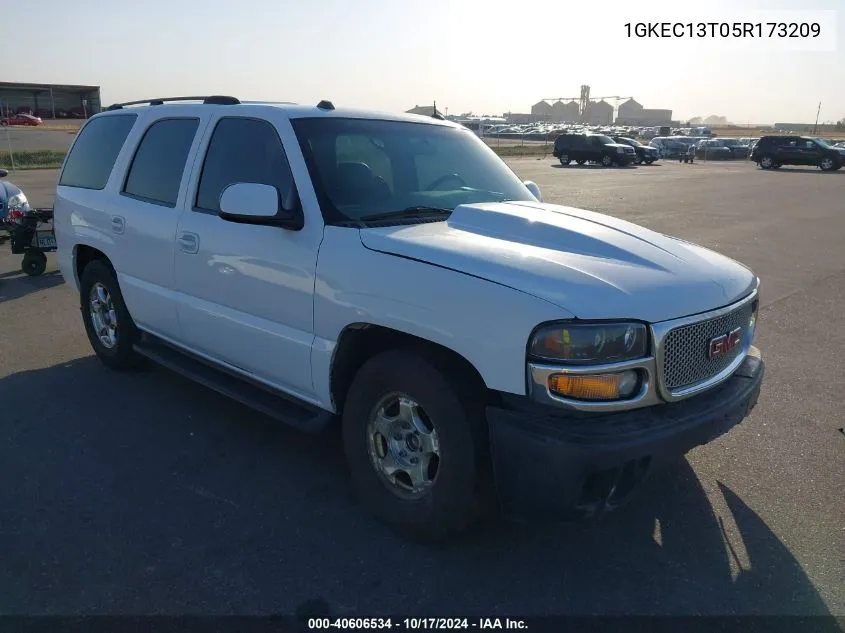 2005 GMC Yukon Slt VIN: 1GKEC13T05R173209 Lot: 40606534