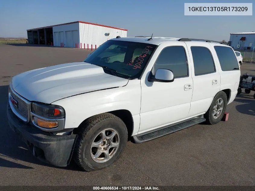 2005 GMC Yukon Slt VIN: 1GKEC13T05R173209 Lot: 40606534