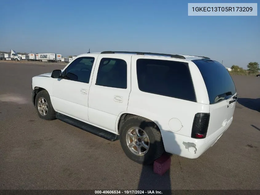 2005 GMC Yukon Slt VIN: 1GKEC13T05R173209 Lot: 40606534