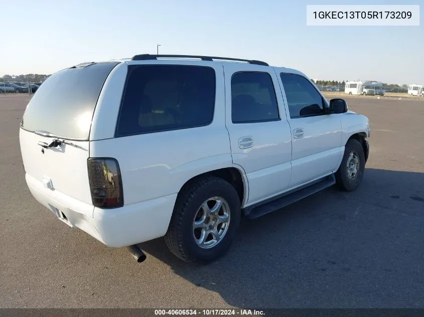 2005 GMC Yukon Slt VIN: 1GKEC13T05R173209 Lot: 40606534