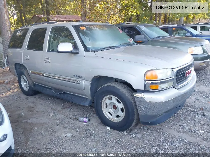 2005 GMC Yukon Sle VIN: 1GKEC13V65R167562 Lot: 40625688