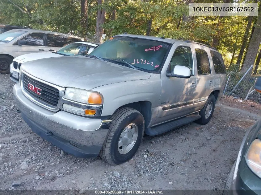 2005 GMC Yukon Sle VIN: 1GKEC13V65R167562 Lot: 40625688