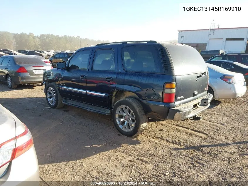 2005 GMC Yukon Slt VIN: 1GKEC13T45R169910 Lot: 40625963