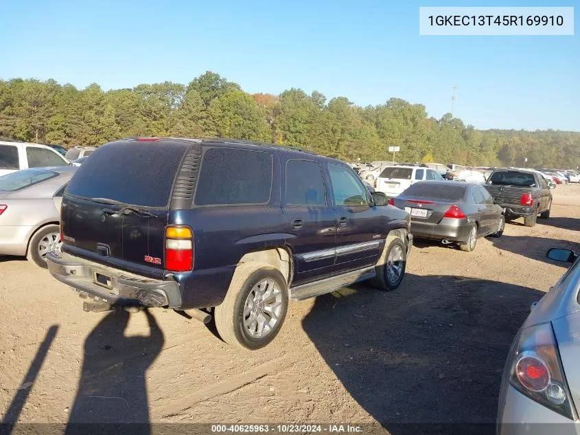 2005 GMC Yukon Slt VIN: 1GKEC13T45R169910 Lot: 40625963