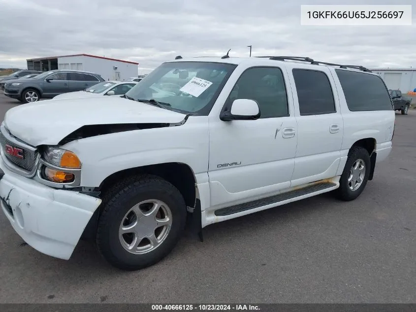 2005 GMC Yukon Xl 1500 Denali VIN: 1GKFK66U65J256697 Lot: 40666125