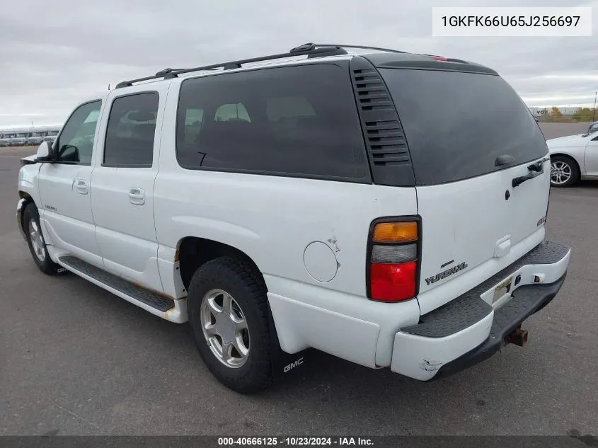 2005 GMC Yukon Xl 1500 Denali VIN: 1GKFK66U65J256697 Lot: 40666125