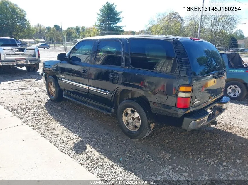 2005 GMC Yukon Slt VIN: 1GKEK13T45J160254 Lot: 40850991