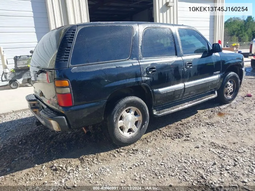 2005 GMC Yukon Slt VIN: 1GKEK13T45J160254 Lot: 40850991