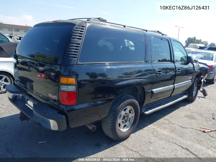 2006 GMC Yukon Xl 1500 Slt VIN: 1GKEC16Z86J126431 Lot: 40020930