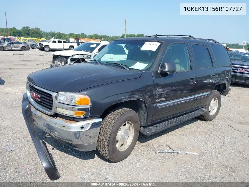 2006 GMC Yukon Sle VIN: 1GKEK13T56R107727 Lot: 40187434