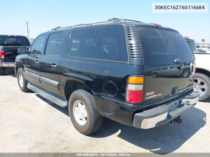 3GKEC16Z76G116684 2006 GMC Yukon Xl 1500 Sle