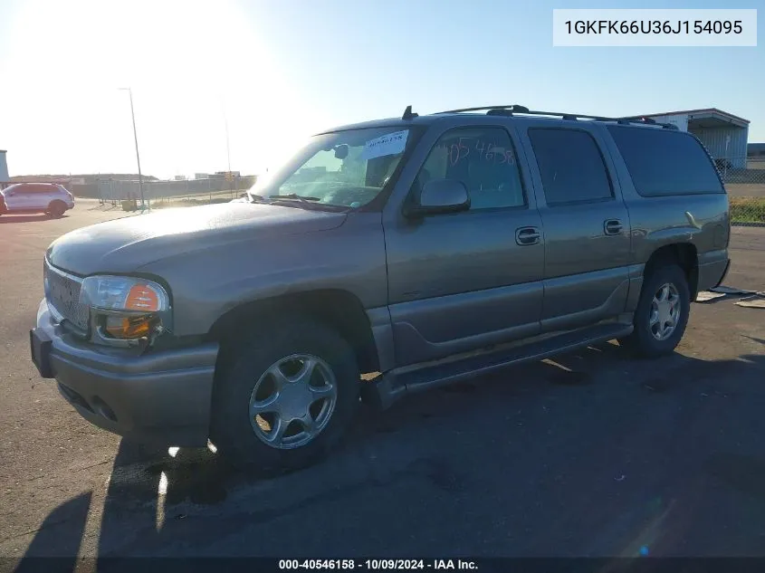 2006 GMC Yukon Xl Denali VIN: 1GKFK66U36J154095 Lot: 40546158