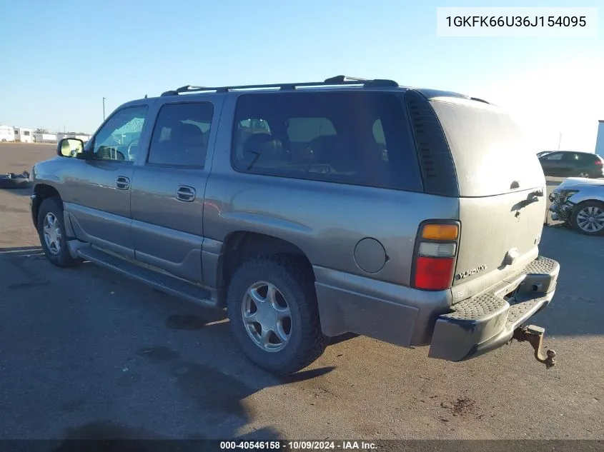 2006 GMC Yukon Xl Denali VIN: 1GKFK66U36J154095 Lot: 40546158