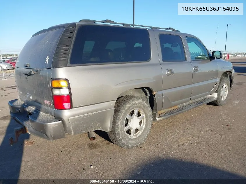 2006 GMC Yukon Xl Denali VIN: 1GKFK66U36J154095 Lot: 40546158