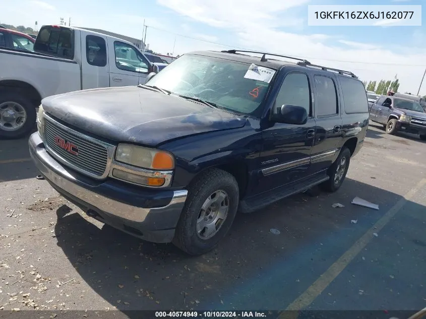 2006 GMC Yukon Xl 1500 Slt VIN: 1GKFK16ZX6J162077 Lot: 40574949