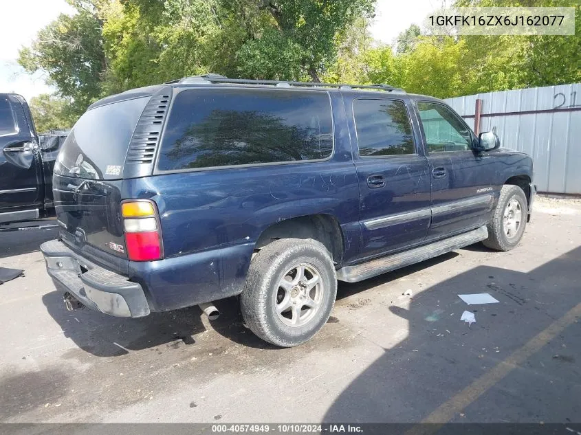 2006 GMC Yukon Xl 1500 Slt VIN: 1GKFK16ZX6J162077 Lot: 40574949