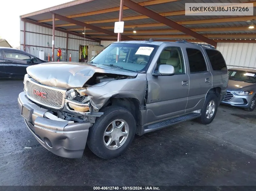 1GKEK63U86J157266 2006 GMC Yukon Denali