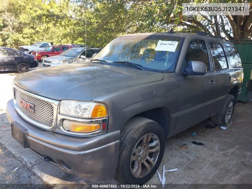 2006 GMC Yukon Denali VIN: 1GKEK63U36J121341 Lot: 40667882