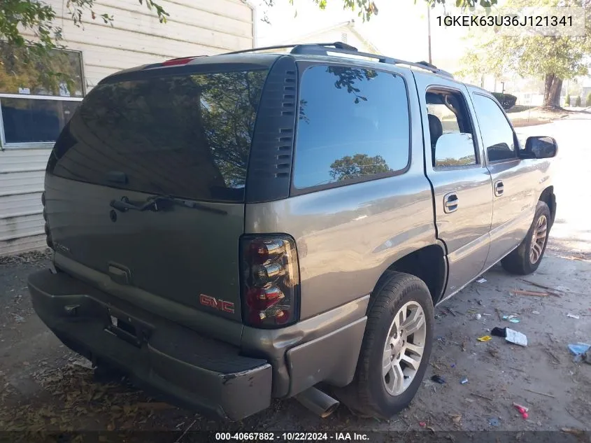 2006 GMC Yukon Denali VIN: 1GKEK63U36J121341 Lot: 40667882