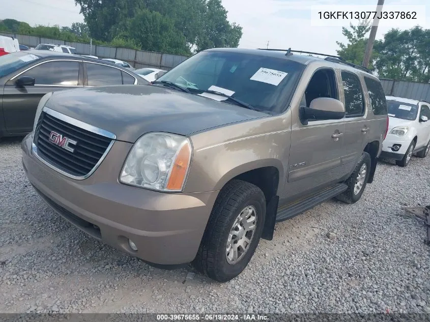 2007 GMC Yukon Slt VIN: 1GKFK13077J337862 Lot: 39675655