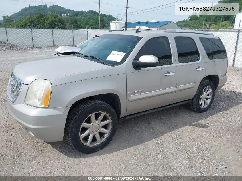 1GKFK63827J327596 2007 GMC Yukon Denali