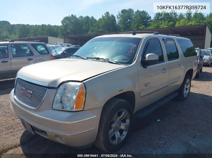 1GKFK16377R359724 2007 GMC Yukon Xl 1500 Slt