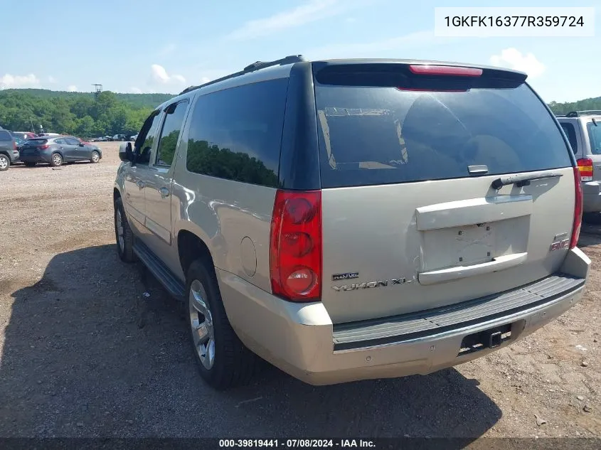 1GKFK16377R359724 2007 GMC Yukon Xl 1500 Slt