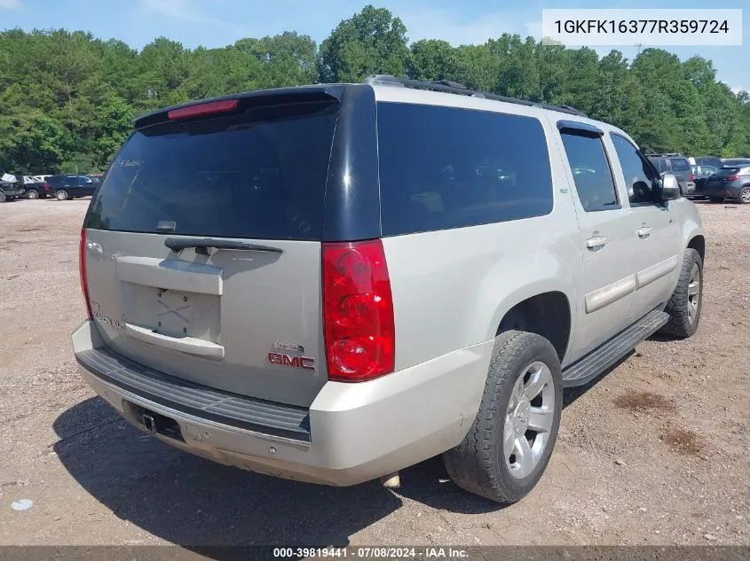 2007 GMC Yukon Xl 1500 Slt VIN: 1GKFK16377R359724 Lot: 39819441