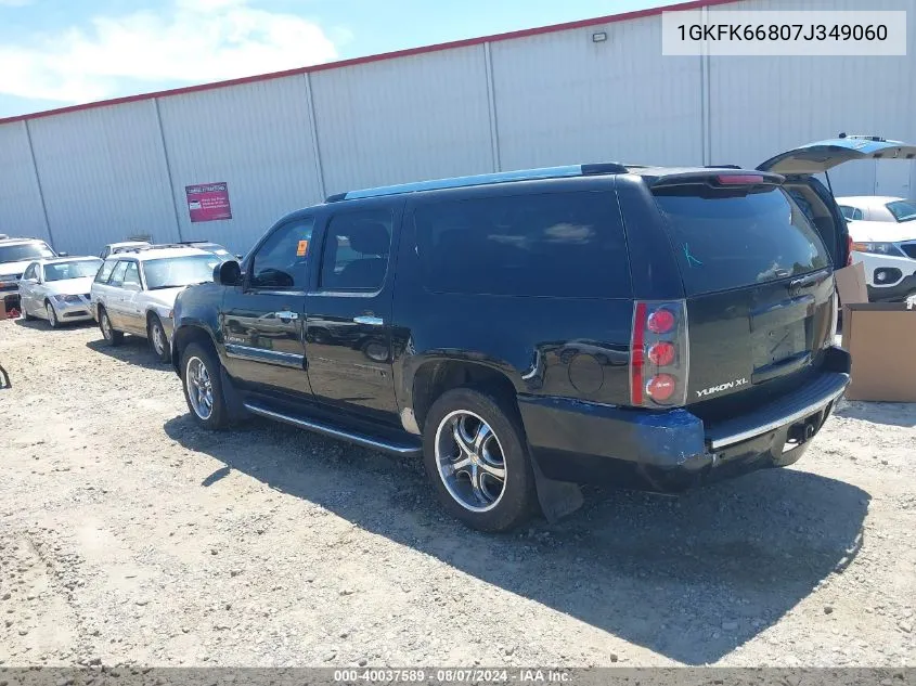 2007 GMC Yukon Xl 1500 Denali VIN: 1GKFK66807J349060 Lot: 40037589