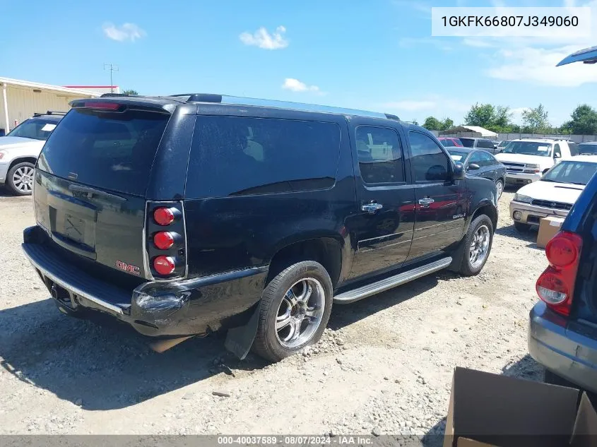 2007 GMC Yukon Xl 1500 Denali VIN: 1GKFK66807J349060 Lot: 40037589