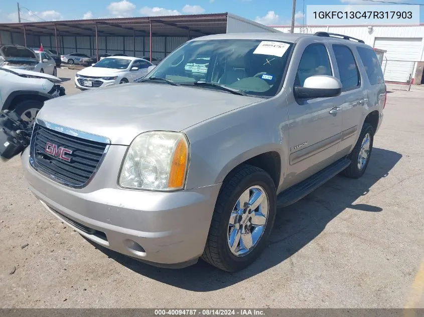 2007 GMC Yukon Commercial Fleet VIN: 1GKFC13C47R317903 Lot: 40094787