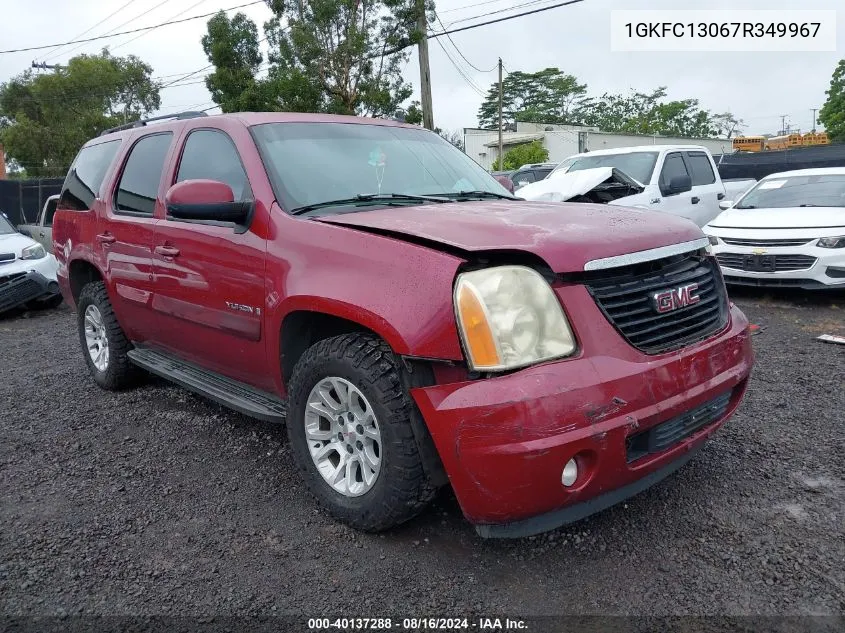 2007 GMC Yukon Slt VIN: 1GKFC13067R349967 Lot: 40137288