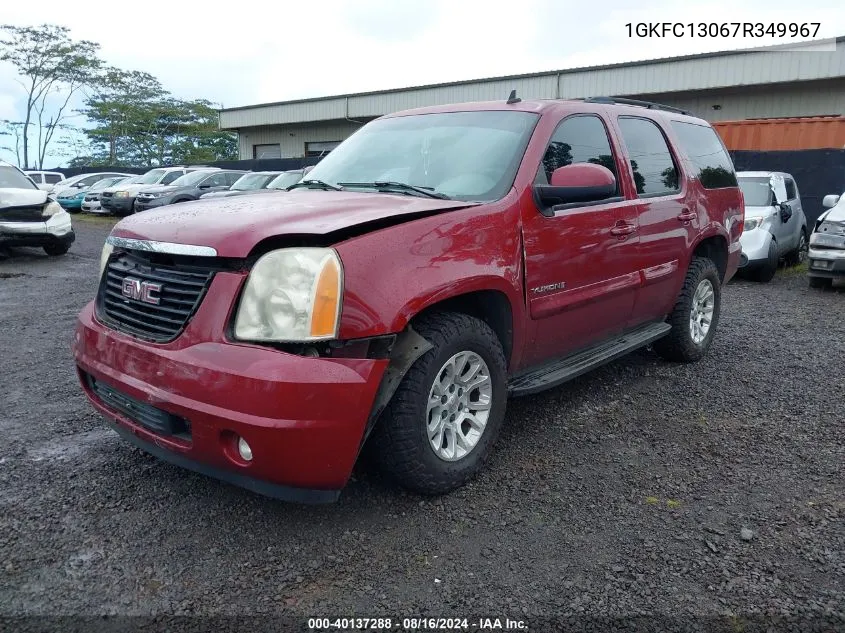 2007 GMC Yukon Slt VIN: 1GKFC13067R349967 Lot: 40137288