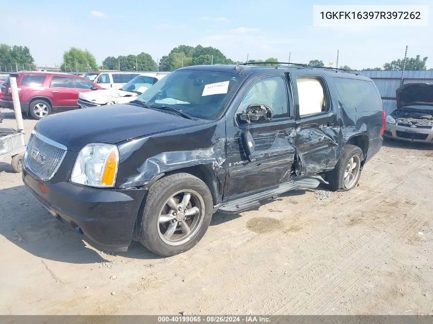 2007 GMC Yukon Xl 1500 Slt VIN: 1GKFK16397R397262 Lot: 40199065