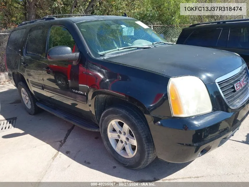 2007 GMC Yukon Slt VIN: 1GKFC13J37R318474 Lot: 40205067