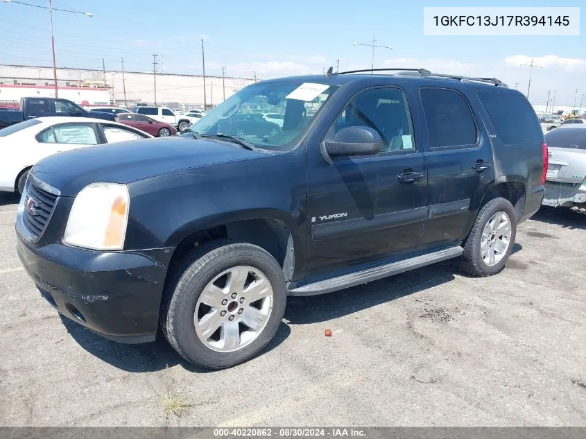 2007 GMC Yukon Slt VIN: 1GKFC13J17R394145 Lot: 40220862