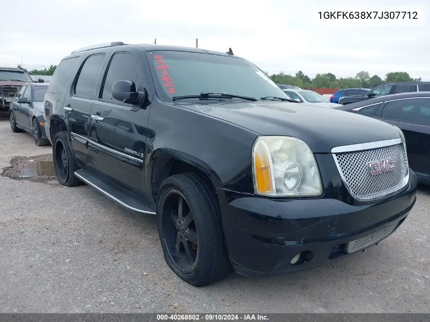 1GKFK638X7J307712 2007 GMC Yukon Denali