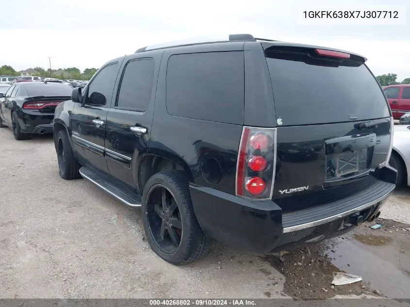 1GKFK638X7J307712 2007 GMC Yukon Denali