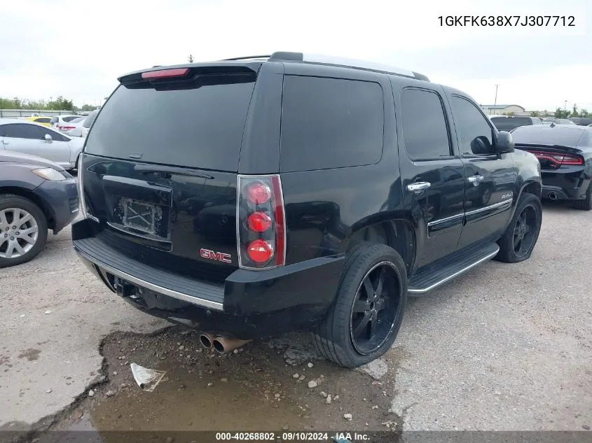 1GKFK638X7J307712 2007 GMC Yukon Denali