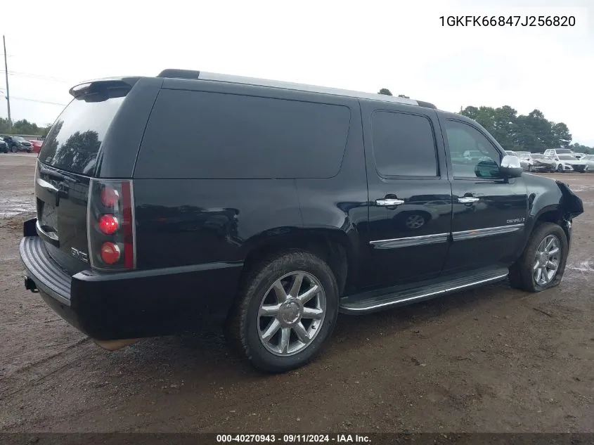 1GKFK66847J256820 2007 GMC Yukon Xl 1500 Denali