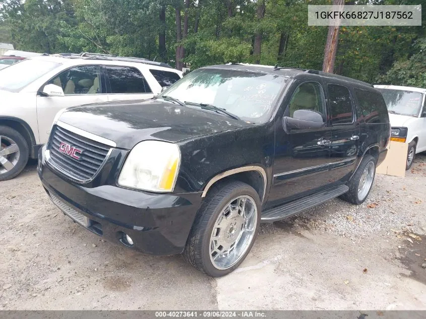 1GKFK66827J187562 2007 GMC Yukon Xl 1500 Denali