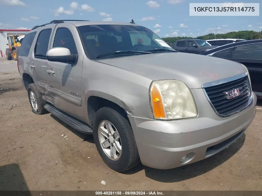 1GKFC13J57R114775 2007 GMC Yukon Slt