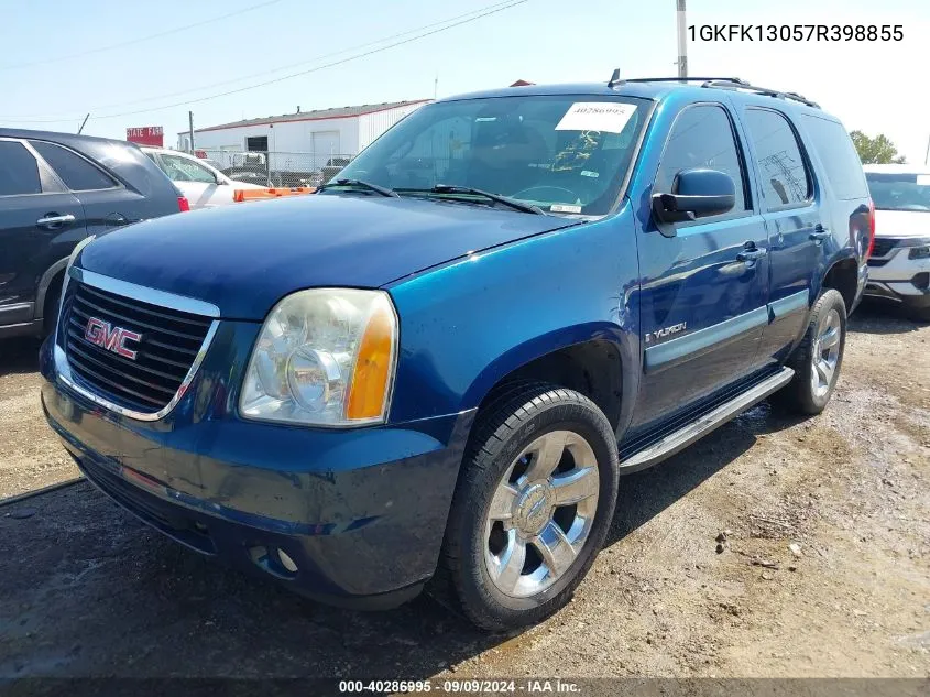 1GKFK13057R398855 2007 GMC Yukon Sle