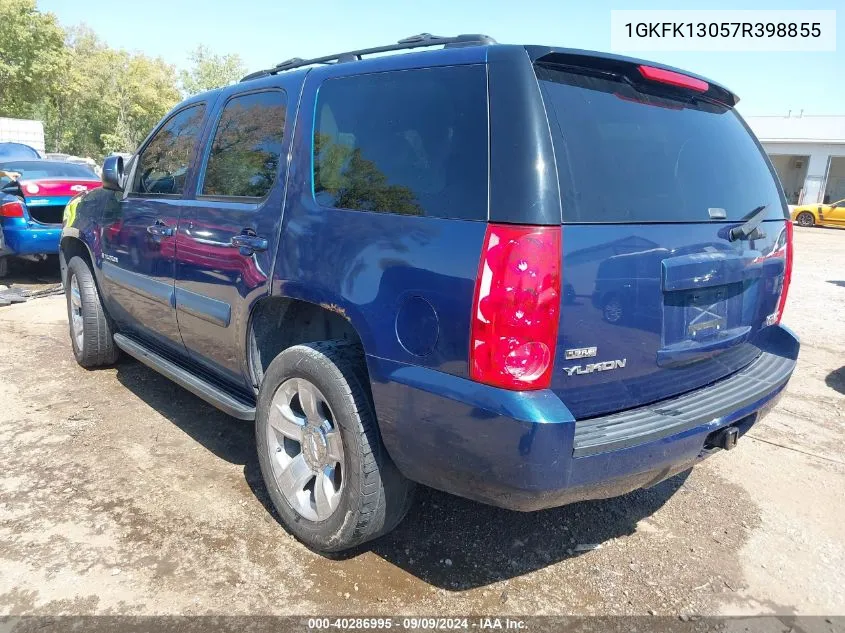 1GKFK13057R398855 2007 GMC Yukon Sle