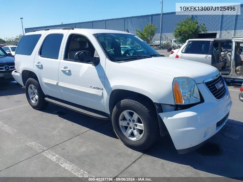 1GKFK13007J125496 2007 GMC Yukon Commercial Fleet