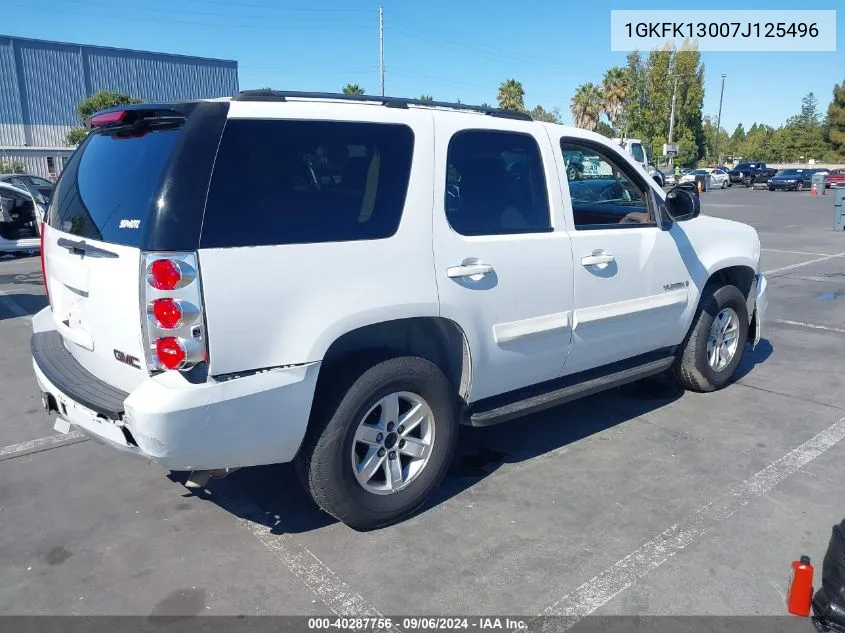 1GKFK13007J125496 2007 GMC Yukon Commercial Fleet