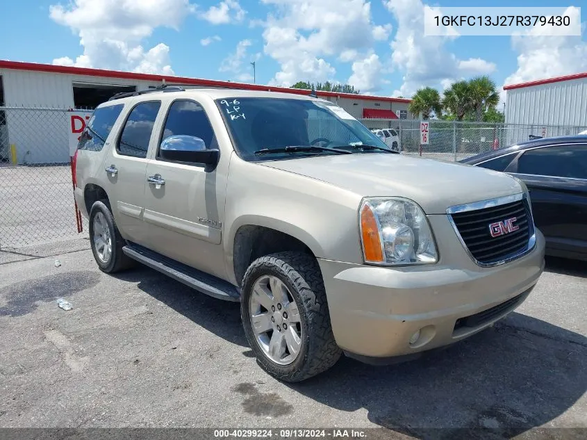 2007 GMC Yukon Slt VIN: 1GKFC13J27R379430 Lot: 40299224