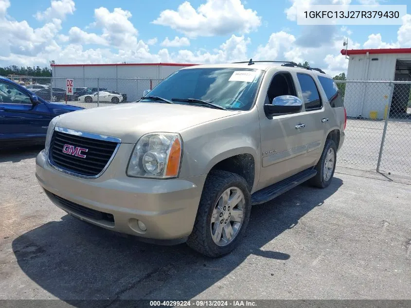 2007 GMC Yukon Slt VIN: 1GKFC13J27R379430 Lot: 40299224