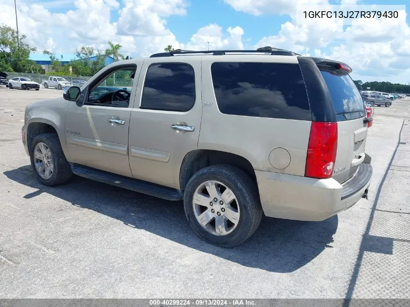 2007 GMC Yukon Slt VIN: 1GKFC13J27R379430 Lot: 40299224