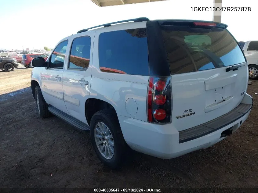 2007 GMC Yukon Commercial Fleet VIN: 1GKFC13C47R257878 Lot: 40305647